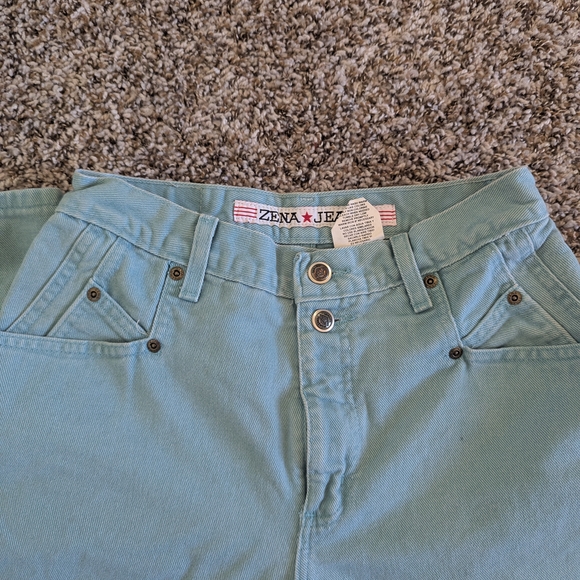 Zena light Blue 1990s Vintage Jeans|Size 8A - Picture 4 of 11
